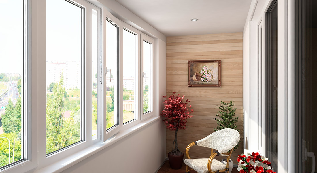 Теплое остекление